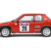 Peugeot 205 Rallye Tour de Corse 1990 #26 H.Devin / F.Viste Rood 1-18 Solido