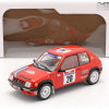 Peugeot 205 Rallye Tour de Corse 1990 #26 H.Devin / F.Viste Rood 1-18 Solido