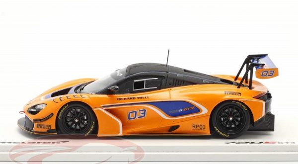McLaren 720S GT3 2019 #03 Oranje / Blauw 1-43 True Scale Miniatures