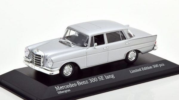 Mercedes-Benz 300 SE ( LWB ) 1963 Zilver 1-43 Minichamps Limited 500 Pieces