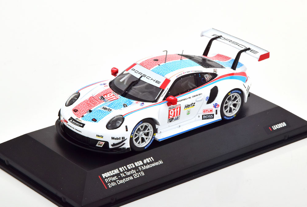 Porsche 911 RSR No.911 24Hrs Daytona 2019 Makowiecki Pilet Tandy 1 43 Ixo Models