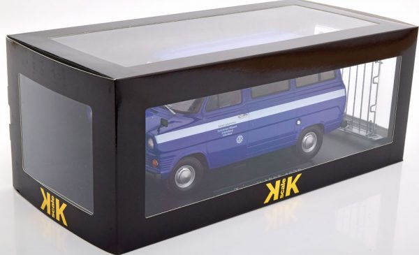 Ford Transit Bus MK1 "THW Köln" 1965-1970 Blauw / Wit 1-18 KK Scale ( Metaal )