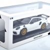 Porsche 911 (991/2) GT3 RS 2019 "Weissach Package" Wit met gouden velgen 1-18 Minichamps Limited 111 Pieces