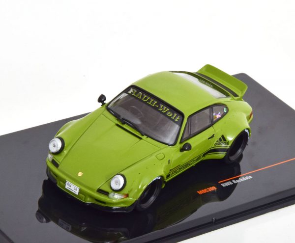 Porsche 911 RWB Backdate "Rauh Welt" Groen / Zwart 1-43 Ixo Models