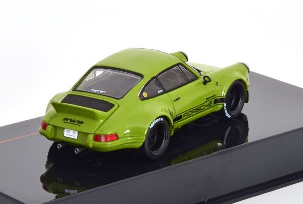 Porsche 911 RWB Backdate "Rauh Welt" Groen / Zwart 1-43 Ixo Models