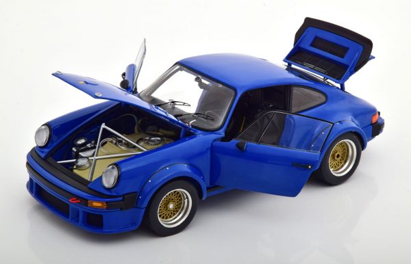 Porsche 934 RSR Blauw 1-18 Schuco ( Metaal )