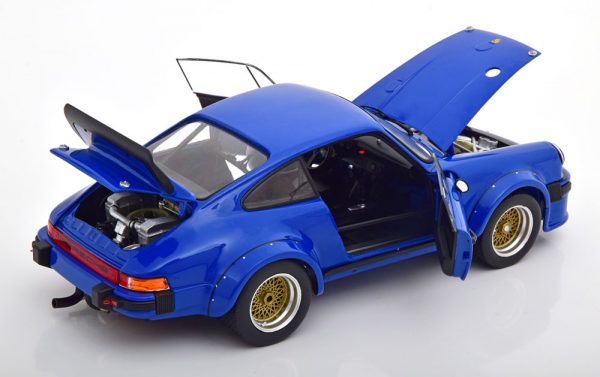 Porsche 934 RSR Blauw 1-18 Schuco ( Metaal )