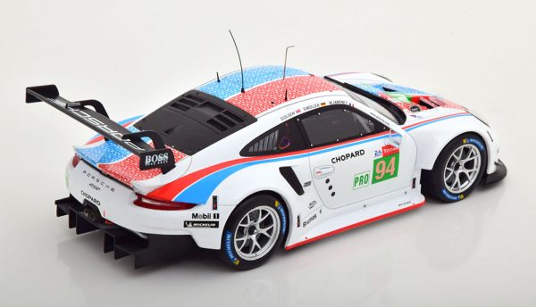 Porsche 911 (991) RSR No.94, 24Hrs Le Mans 2019 Müller/Jaminet/Olsen 1-18 Ixo Models