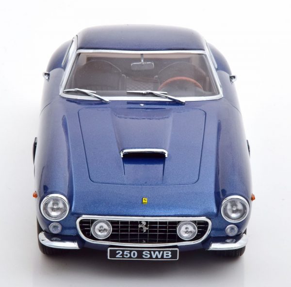 Ferrari 250 GT SWB 1961 Blauw Metallic 1-18 KK Scale ( Metaal )