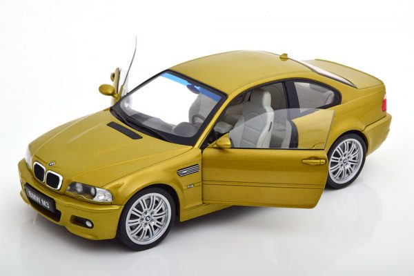 BMW M3 E46 2000 Geel 1-18 Solido