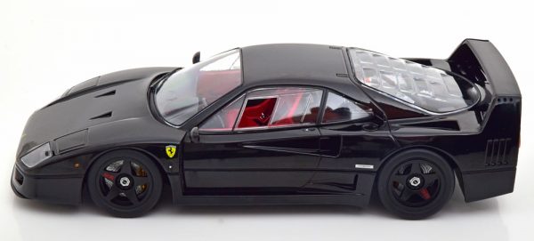 Ferrari F40 Lightweight 1990 Zwart 1-18 KK Scale ( Metaal )