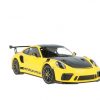 Porsche 911 GT3RS (991.2) 2019 Yellow Weissach Package ( with Platinum Magnesium Wheels ) 1-18 Minichamps Limited 300 Pieces