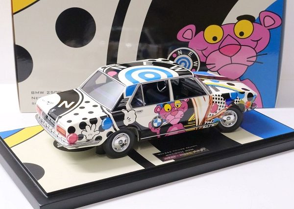 BMW 2500 (E3) 1969 New Horizon "Pink Panther" 1:18 Minichamps Limited 999 Pieces ( Inkl. Vitrine )