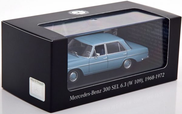 Mercedes-Benz 300 SEL 6.3 ( W109 ) 1968-1972 Blauw Metallic 1-43 Premium Collectibles