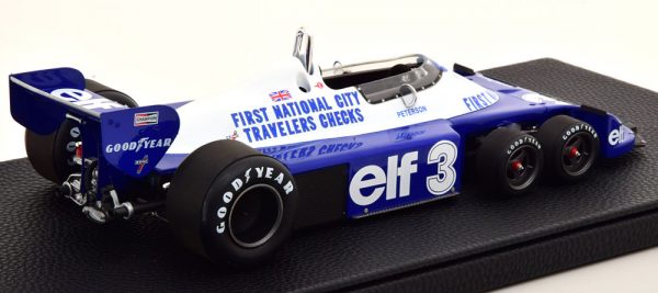 Tyrrell Ford P34 1977 Patrick Depailler Blauw / Wit 1-18 GP Replicas Limited 500 Pieces