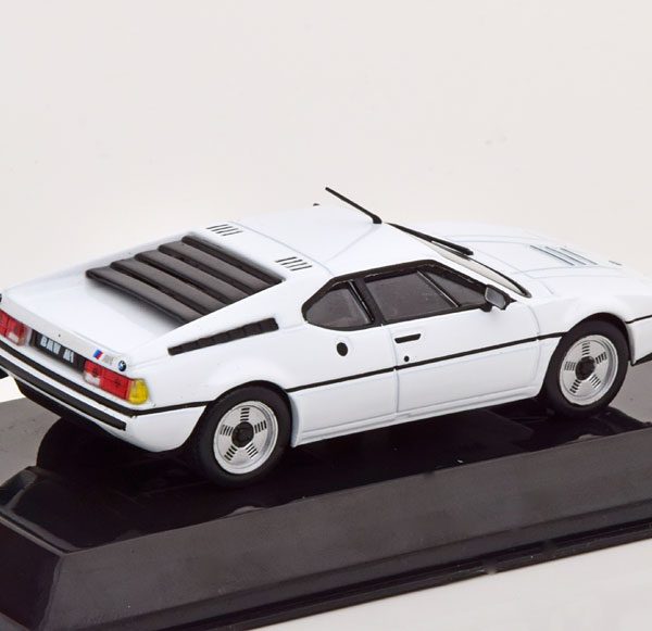 BMW M1 1978 Wit 1-43 Altaya Supercars Collection