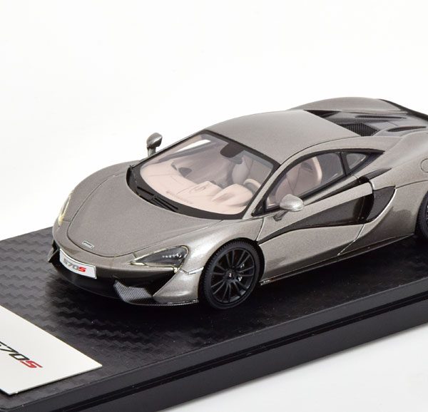 McLaren 570S Coupe 2015 Zilver Metallic 1:43 TrueScale Miniatures