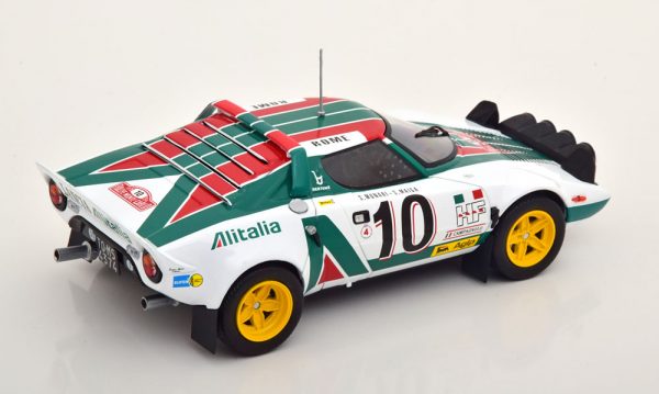 Lancia Stratos HF Winner Rally Monte Carlo 1976 "Alitalia" Munari/Maiga 1-24 Ixo Models