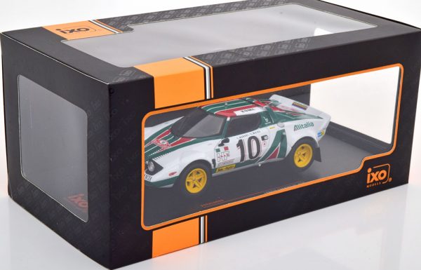 Lancia Stratos HF Winner Rally Monte Carlo 1976 "Alitalia" Munari/Maiga 1-24 Ixo Models