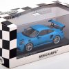 Porsche 911 (991 II) GT3 RS 2018 ( Velgen Zilver ) Blauw 1-43 Minichamps Limited 333 Pieces