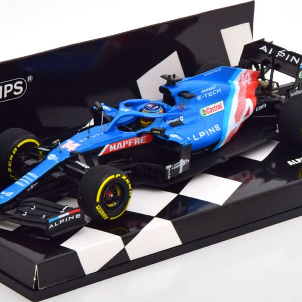 Alpine F1 Team A521 Bahrain GP 2021 Fernando Alonso 1-43 Minichamps