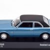 Ford Taunus 1970 Blauw Metallic / Matzwart 1-43 Minichamps Limited 500 Pieces