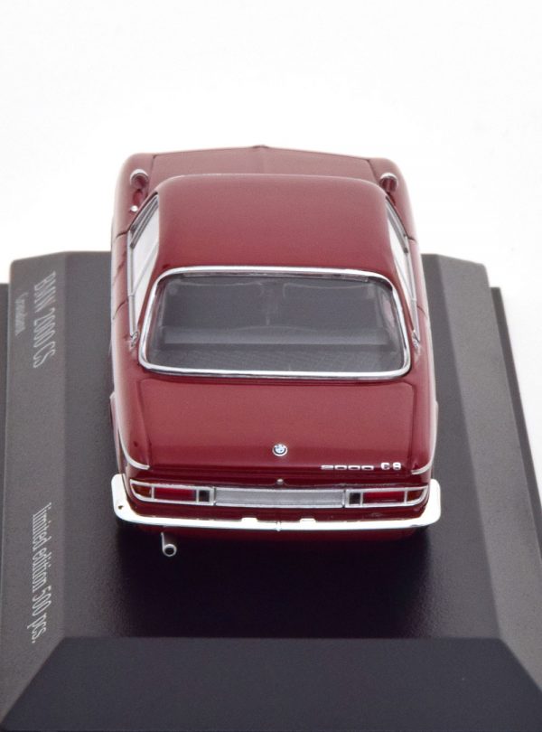 BMW 2000 CS 1967 Donkerrood 1-43 Minichamps Limited 500 Pieces