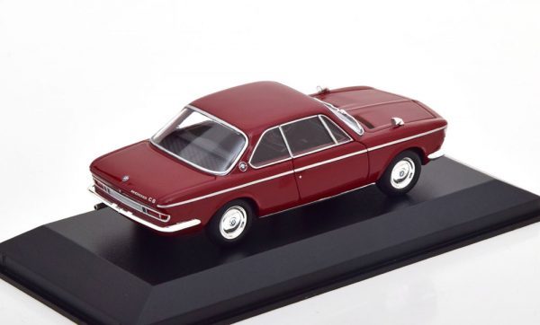 BMW 2000 CS 1967 Donkerrood 1-43 Minichamps Limited 500 Pieces