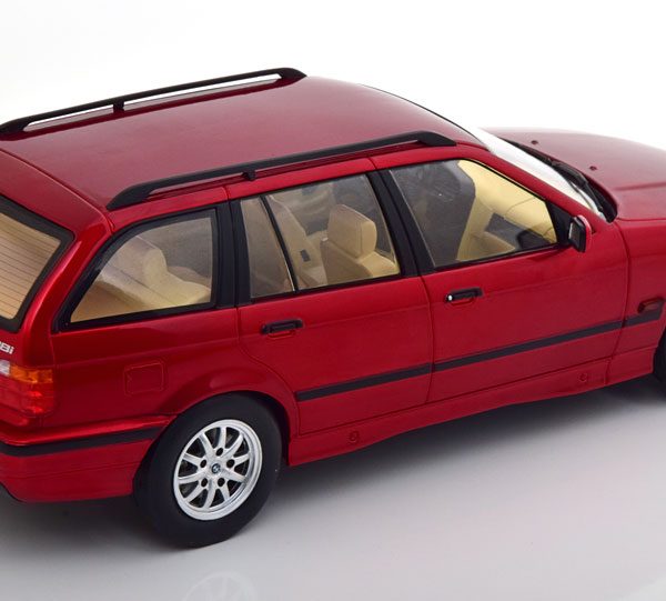 BMW 3 Serie ( E36 ) Touring 1995 Rood Metallic 1-18 MCG Models