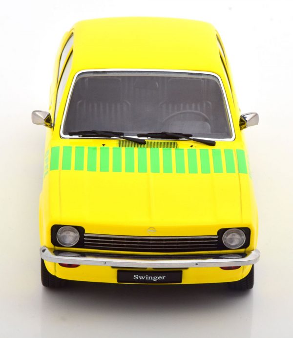 Opel Kadett C Swinger 1973 Geel / Groen 1-18 KK Scale ( Metaal )