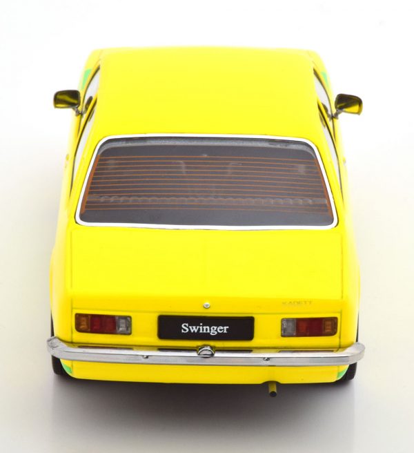 Opel Kadett C Swinger 1973 Geel / Groen 1-18 KK Scale ( Metaal )