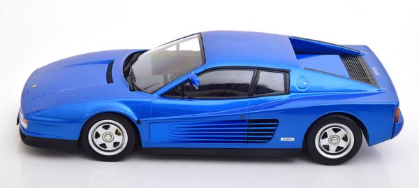 Ferrari Testarossa 1984 Blauw Metallic 1-18 KK Scale ( Metaal )