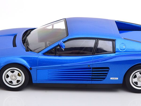 Ferrari Testarossa 1984 Blauw Metallic 1-18 KK Scale ( Metaal )