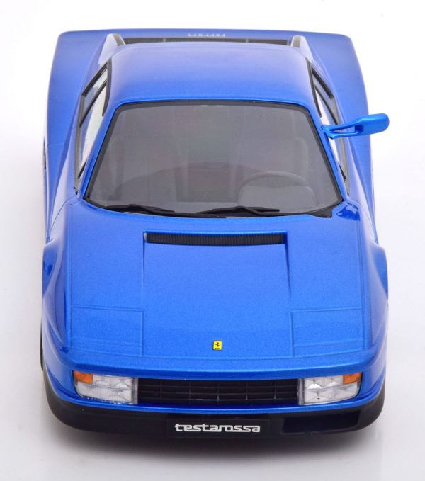 Ferrari Testarossa 1984 Blauw Metallic 1-18 KK Scale ( Metaal )