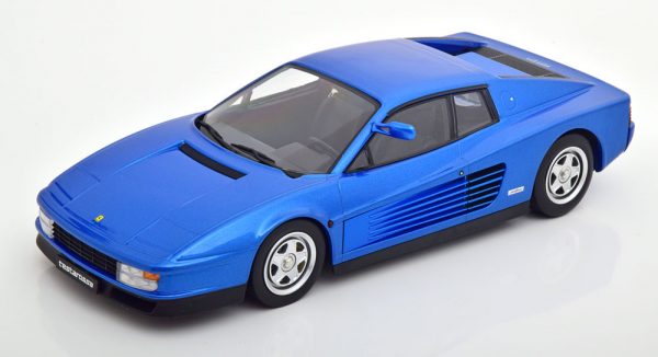 Ferrari Testarossa 1984 Blauw Metallic 1-18 KK Scale ( Metaal )