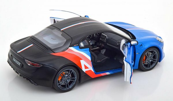 Renault Alpine A110S Trackside Edition 2021 Blauw / Rood / Zwart 1-18 Solido