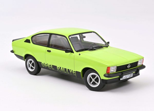 Opel Kadett C Coupe Rallye 2.0 E 1977 Groen / Zwart 1-18 Norev