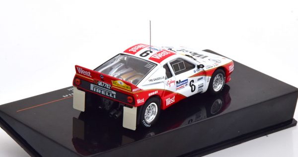 Lancia 037 Rally Evo 2 #6 Rally 'd Antibes 1984 "West" Wit / Rood 1-43 Ixo Models