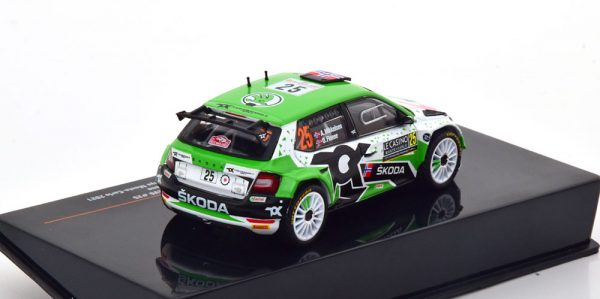 Skoda Fabia Rally2 Evo Winner Rally 2 Monte Carlo 2021 Mikkelsen/Floene 1-43 Ixo Models