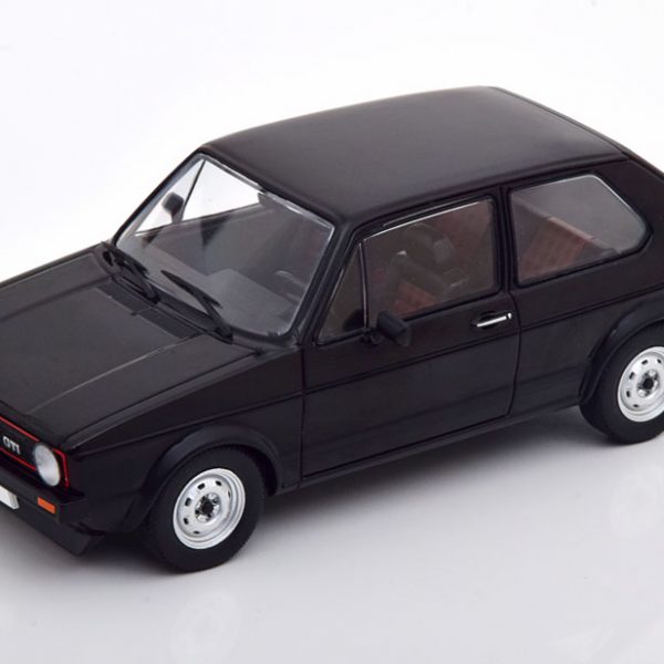 Volkswagen Golf I GTI 1976 Zwart 1-24 Whitebox