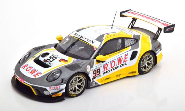 Porsche 911 GT3R No.99, 24Hrs Spa 2019 "Rowe Racing" Olsen/Campbell/Werner 1-18 Minichamps Limited 126 Pieces