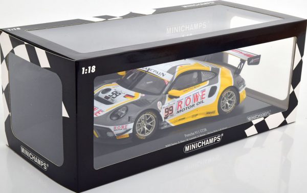 Porsche 911 GT3R No.99, 24Hrs Spa 2019 "Rowe Racing" Olsen/Campbell/Werner 1-18 Minichamps Limited 126 Pieces