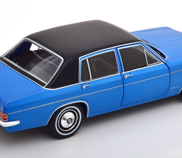 Opel Admiral B 1969-1976 Blauw Metallic / Zwart 1-24 Whitebox