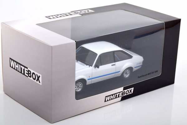 Ford Escort MKII RS 1800 Wit / Blauw 1-24 Whitebox