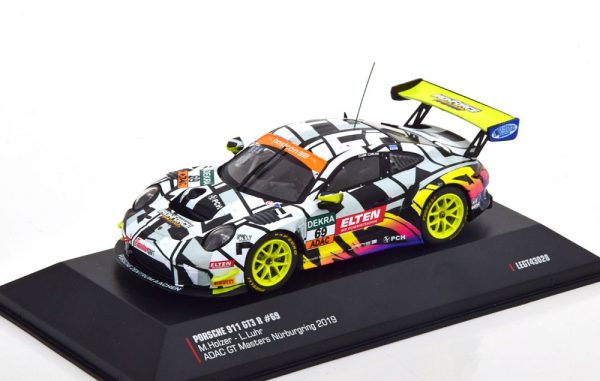 Porsche 911 GT3 R No.69, ADAC GT Masters Nürburgring 2019 "Iron Force" Holzer/Luhr 1-43 Ixo Models