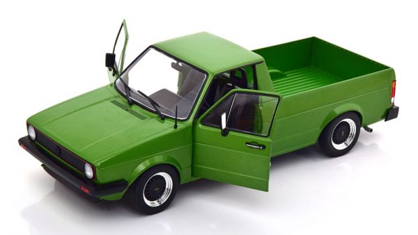 Volkswagen Caddy MKI Custom 3 1982 Groen Metallic 1-18 Solido