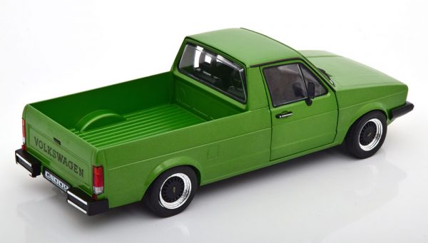 Volkswagen Caddy MKI Custom 3 1982 Groen Metallic 1-18 Solido