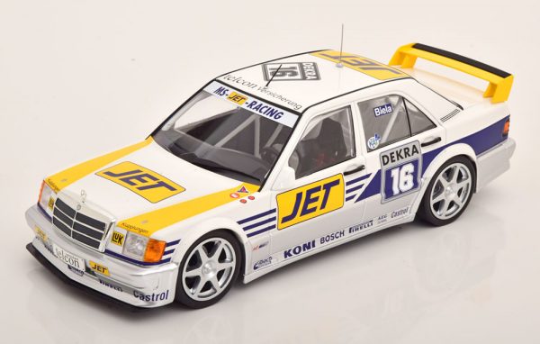 Mercedes-Benz 190E 2.5-16 Evo 1 No.16, DTM 1990 Frank Biela "MS-Jet Racing" 1-18 Minichamps Limited 300 Pieces