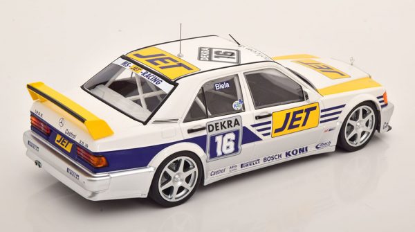 Mercedes-Benz 190E 2.5-16 Evo 1 No.16, DTM 1990 Frank Biela "MS-Jet Racing" 1-18 Minichamps Limited 300 Pieces