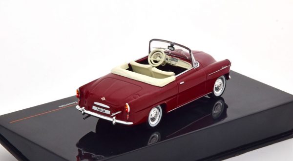 Skoda Felicia Cabriolet 1964 Donkerrood 1-43 Ixo Models